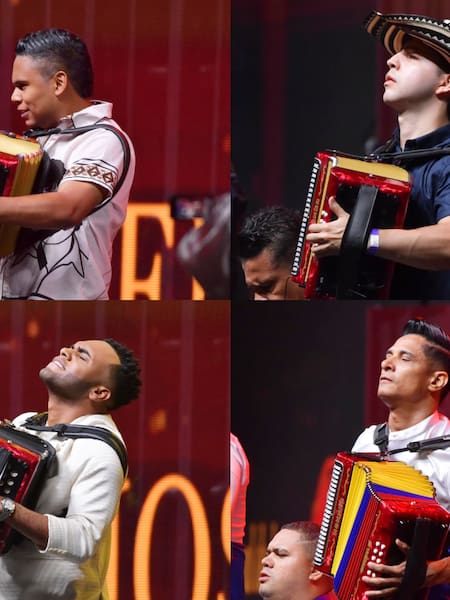 Seis gallos sacaron sus espuelas en la final de Acordeonero Profesional