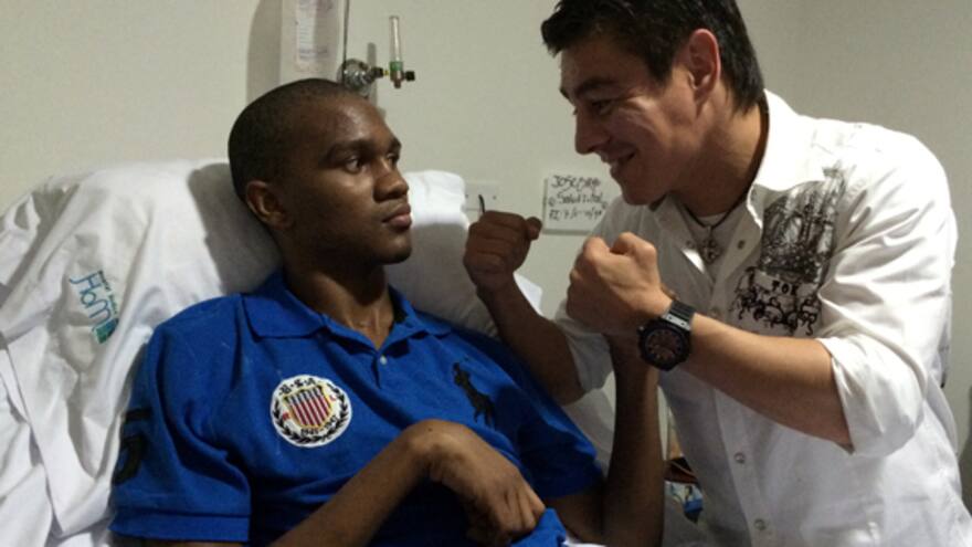 El conmovedor reencuentro entre Arce y Carmona