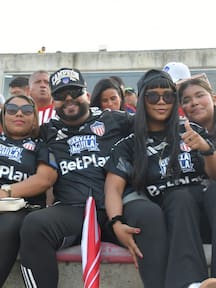 La fiesta de la final empezó en la tarde: hinchas de Junior llegaron temprano y entusiastas