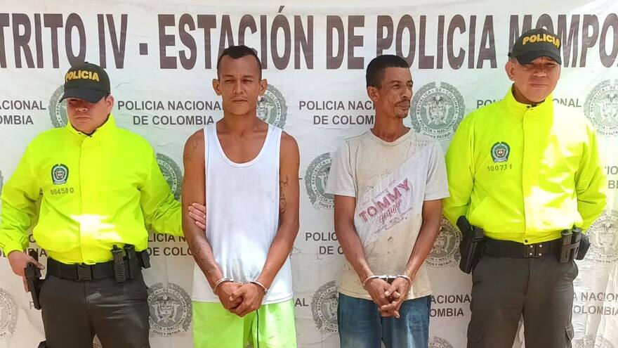 Capturan en Mompox a presuntos homicidas de una pareja