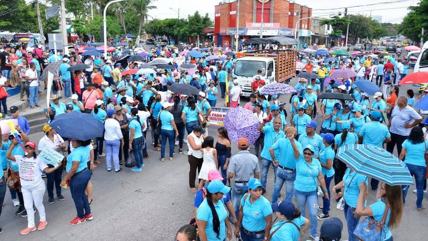 Trabajadores vuelven a celebrar su día en las calles de Barranquilla