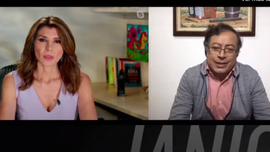 Tenso momento en entrevista de Patricia Janiot con Gustavo Petro