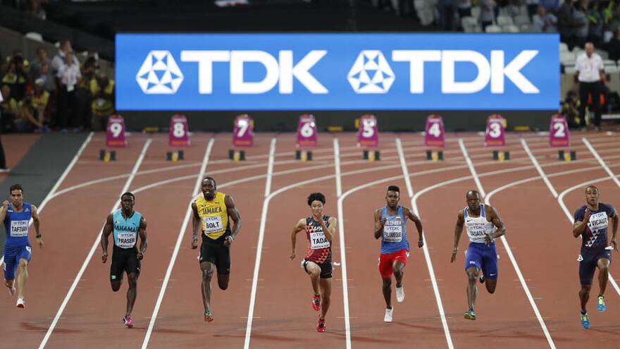 Palomeque, el colombiano que corrió junto a Bolt