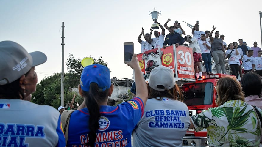 Llegó el Caimán, llegó el Caimán... ¡Arriba campeones!