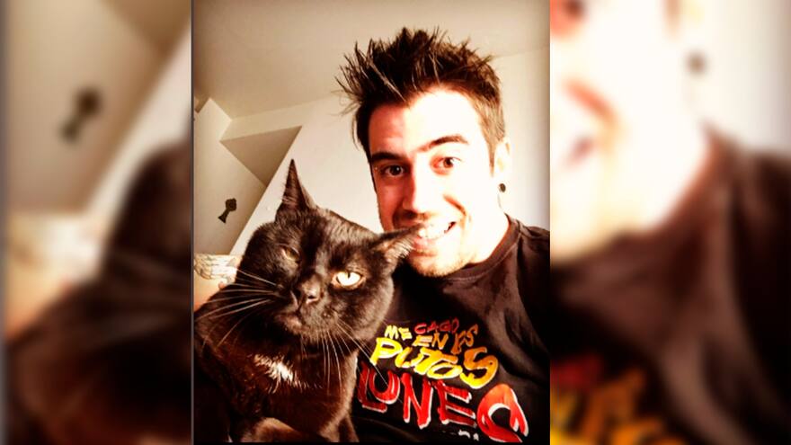Murió ‘Don Gato’, mascota del popular youtuber AuronPlay