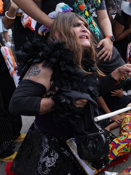 El Rey Momo Adolfo Maury se transforma en ‘La viuda grande’