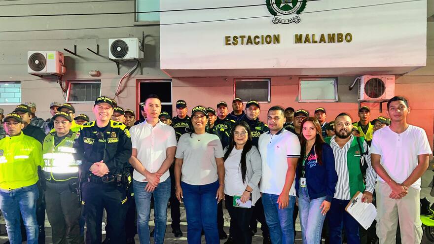 Despliegan caravanas de seguridad para prevenir delitos en Malambo