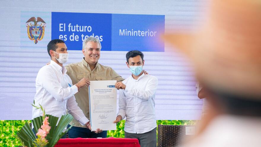 Duque presentó en La Guajira la Ley de Cabildos Indígenas