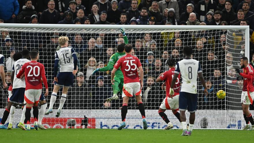 Un gol olímpico de Heung-min Son evita otra remontada épica del Manchester United