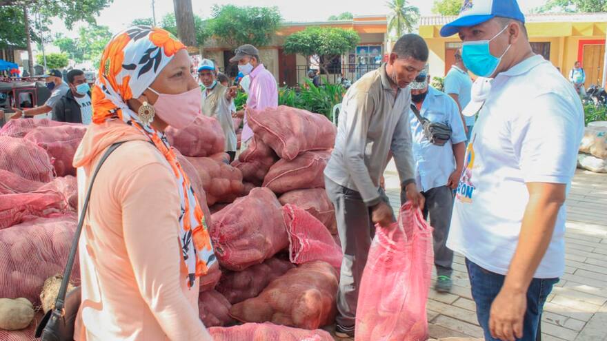 Ante escacez en la canasta familiar, realizan ‘ñametón’ en Lorica