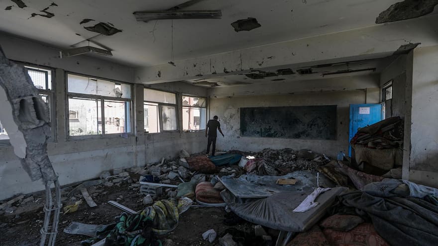 Guerra en Gaza: otro ataque israelí a una escuela para refugiados deja tres muertos