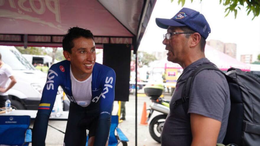Egan Bernal le dedicó un tierno mensaje a su padre en redes sociales: mi ángel guardián