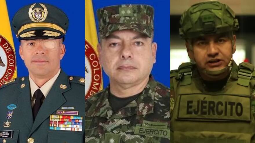 Los tres generales que no ascenderán y saldrán del Ejército Nacional