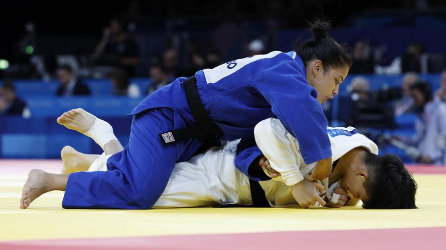 La judoca Erika Lasso debutó con derrota en los Olímpicos y quedó eliminada