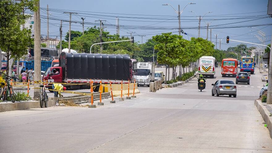 Obras en Barranquilla: En diciembre habilitarían un tramo de la calle 30