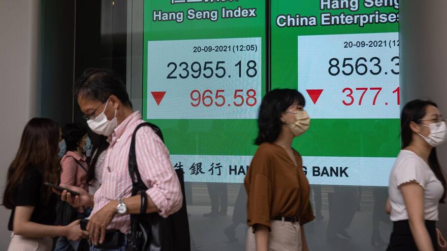 La crisis de la inmobiliaria china Evergrande castiga a las bolsas europeas