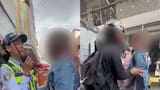 Video: mujer agredió a una agente de tránsito luego de ser detenida por conducir sin licencia