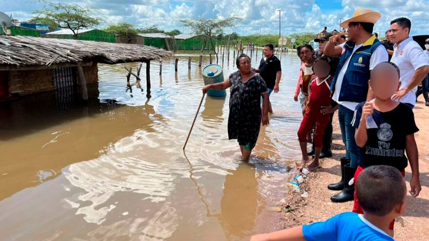 En La Guajira las lluvias no darán tregua; se prevén evacuaciones