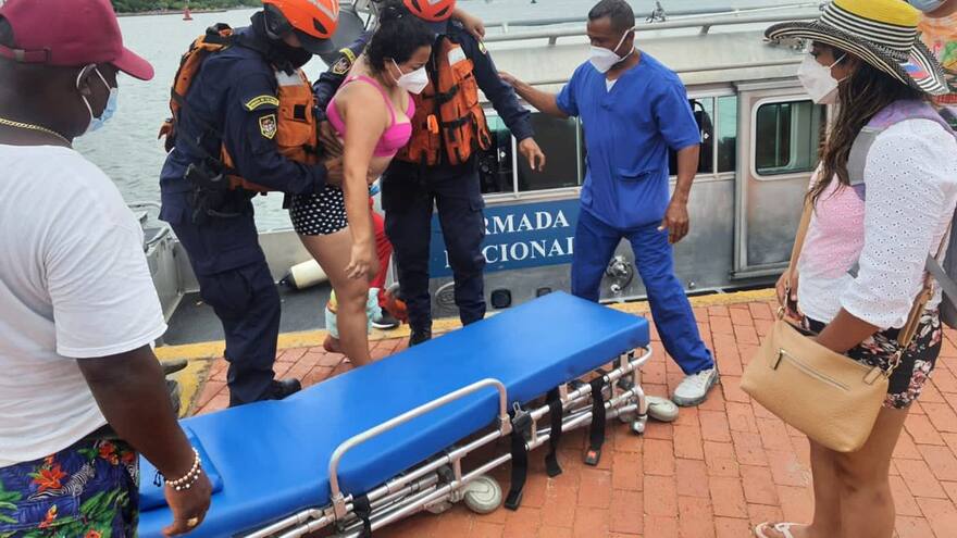Turista peruana resultó herida con la hélice de una motonave