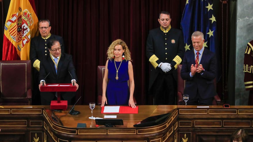 Petro habla de cambio climático durante intervención en el Congreso de los Diputados en España