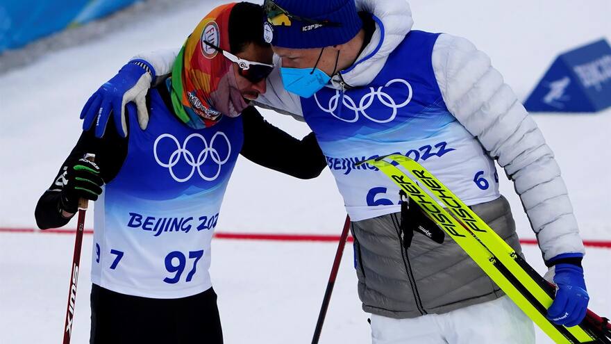 Olímpicos de Invierno: el colombiano que fue consolado por un campeón