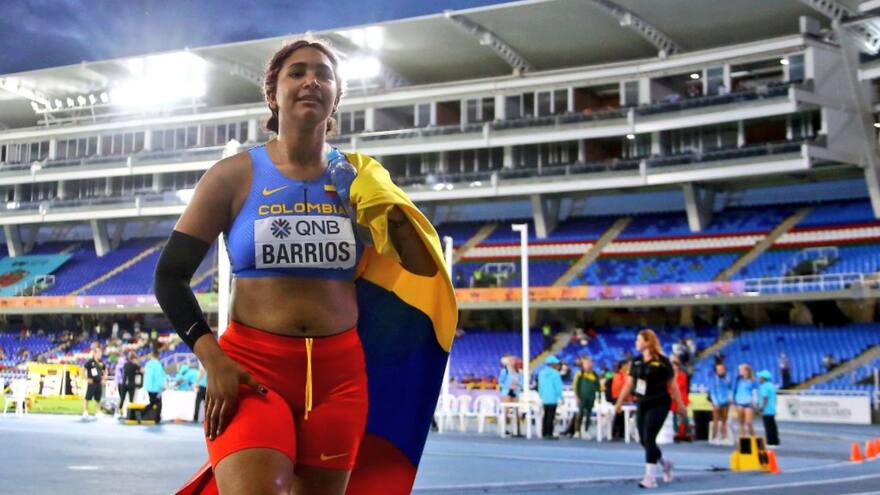 Valentina Barrios, subcampeona mundial en lanzamiento de jabalina