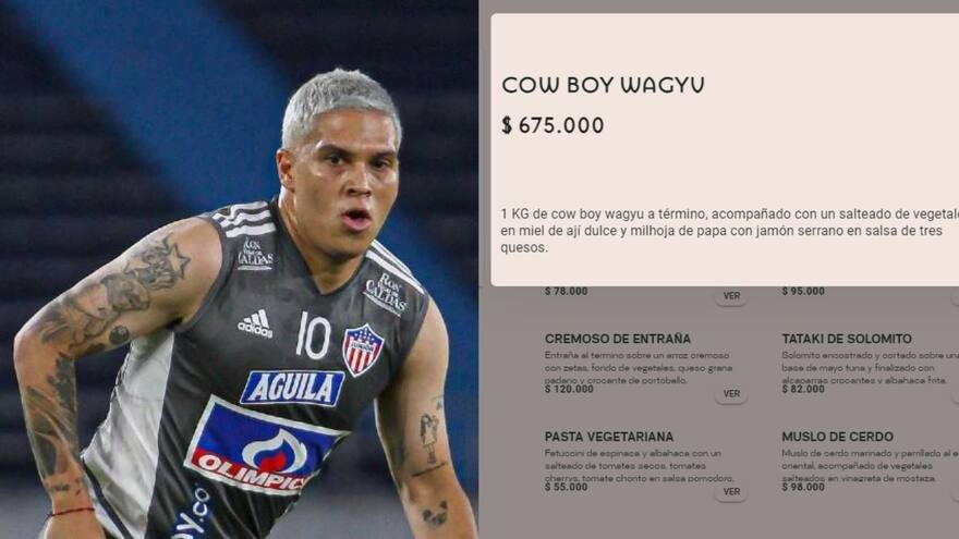 Precios de Rúnico, restaurante de ‘Juanfer’ Quintero, llegan a los 600 mil