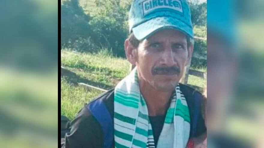 Reinel Arévalo, el campesino muerto en Caquetá