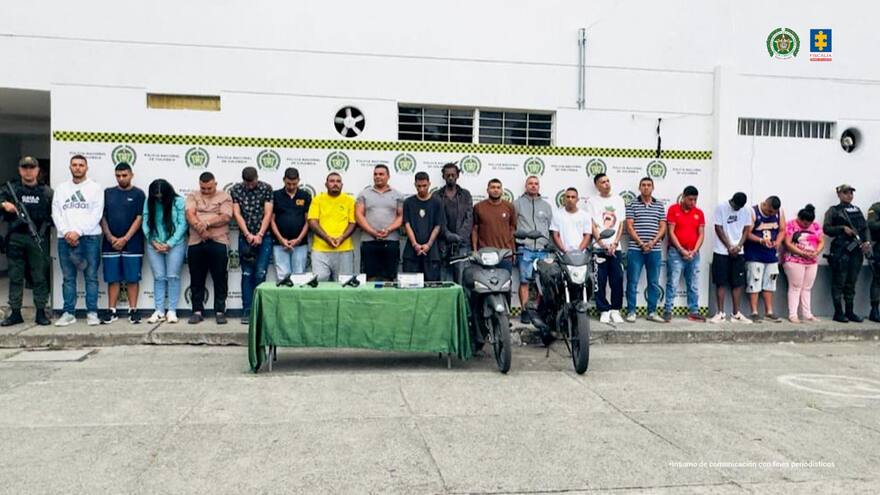 A la cárcel 21 integrantes de banda delincuencial ‘La Inmaculada’