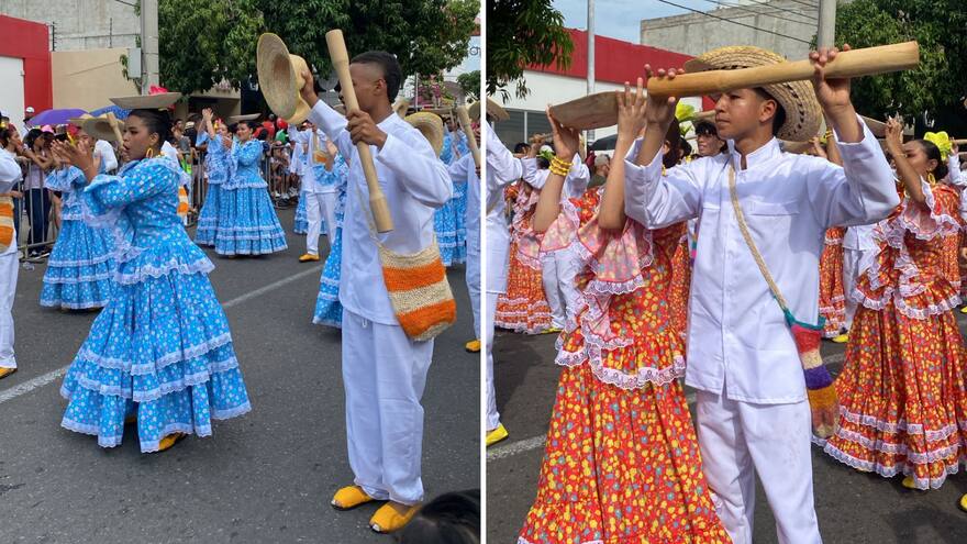 Niños y jóvenes brillaron en el desfile de Piloneritos, en Valledupar