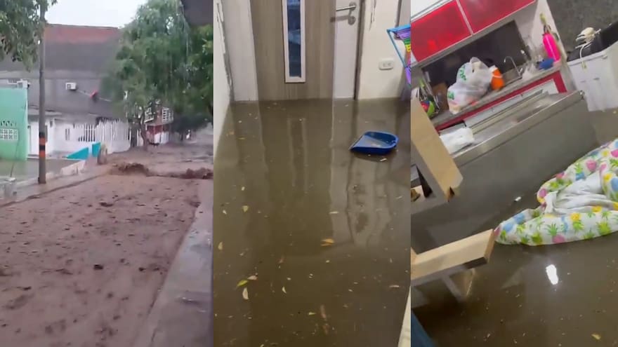 Organismos de emergencia inician censo de los damnificados por fuertes lluvias en Santa Marta