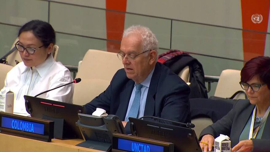 Ocampo pide mayor cooperación financiera a países en desarrollo