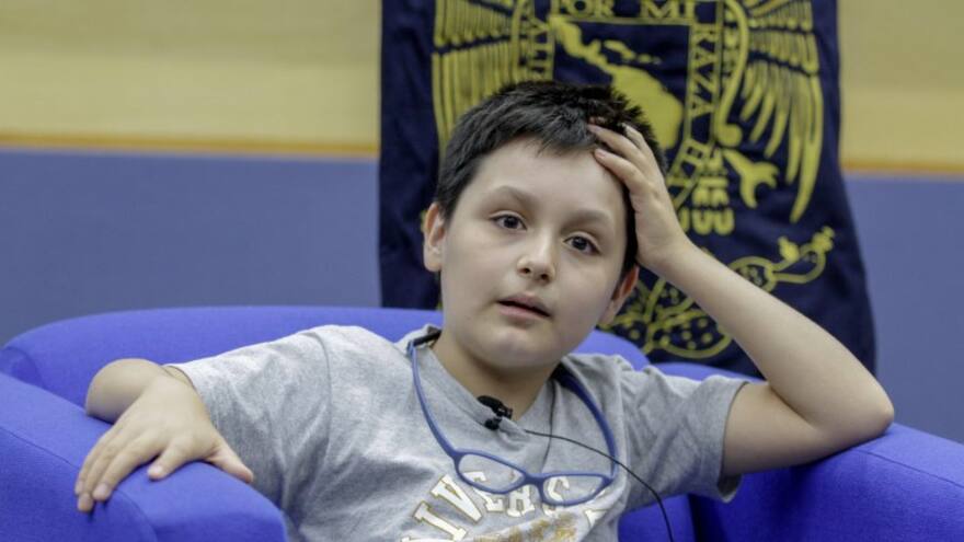 En video | Conozca al niño superdotado de 12 años que este lunes irá a la universidad
