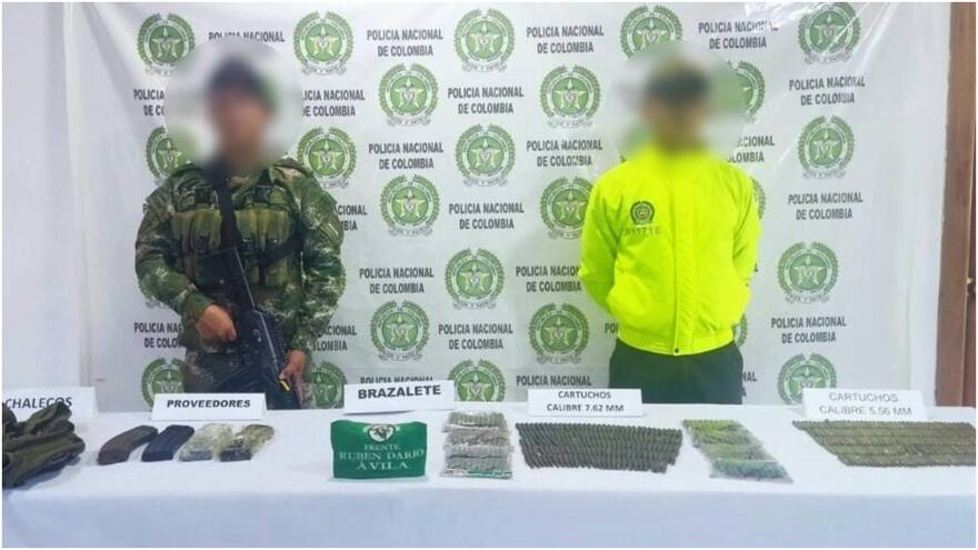 Córdoba: hallan material de guerra abandonado en zona rural de Montelíbano