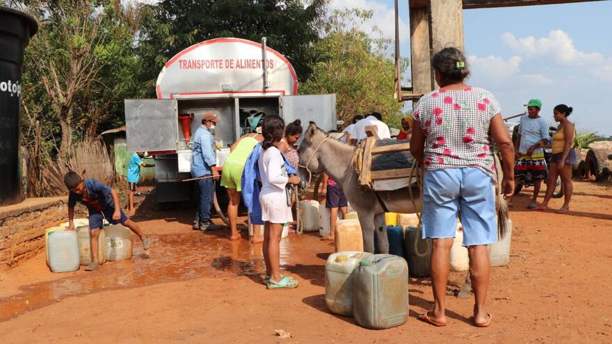 Córdoba: autoridades apoyan con carrotanques zonas afectadas por la sequía en Montería
