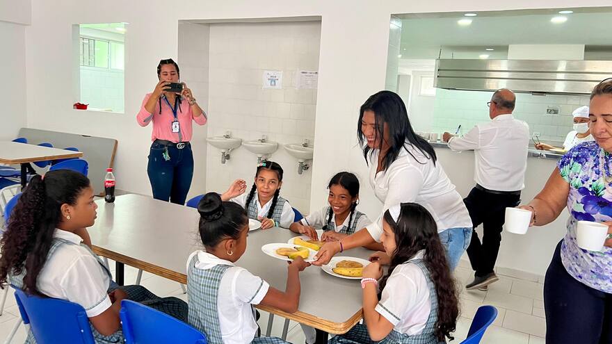 Con más de 800 beneficiados se retoma el PAE en colegios de Malambo