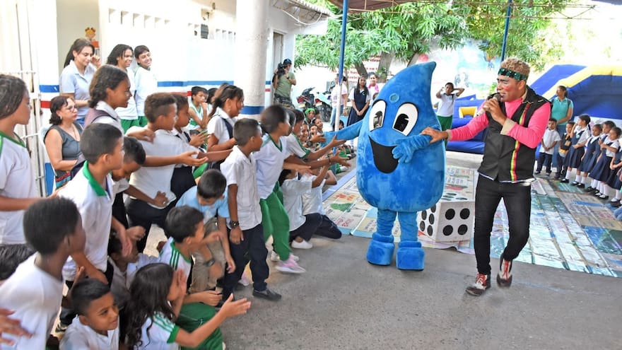 Emdupar realiza con niños proyecto para la conservación del río Guatapurí