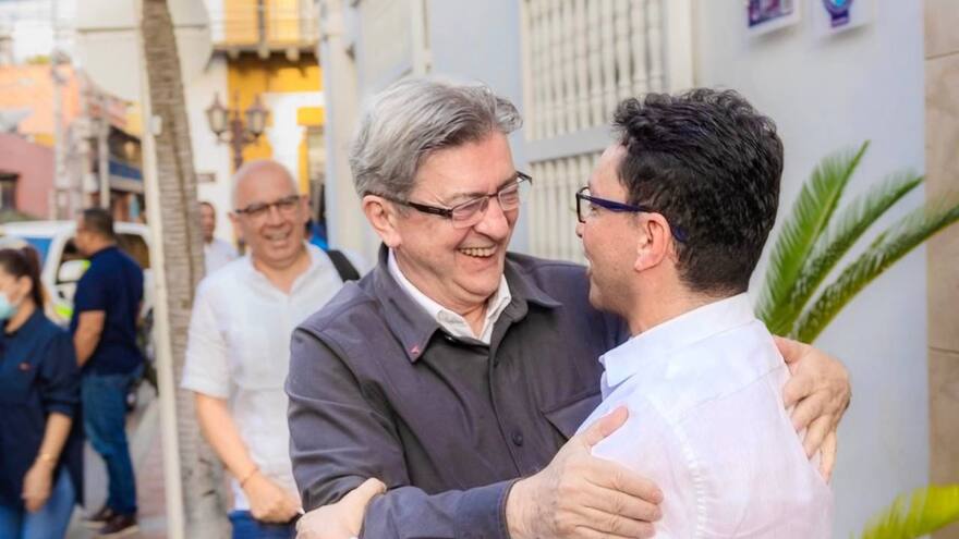 Jean Luc Mélenchon, ex candidato a presidencia de Francia visita a Santa Marta