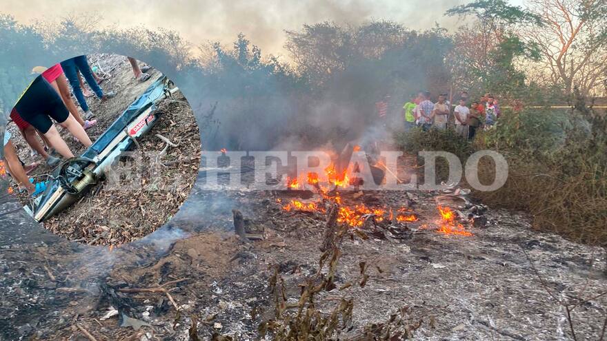 Emergencia en Soledad: cae helicóptero en cercanías de El Porvenir