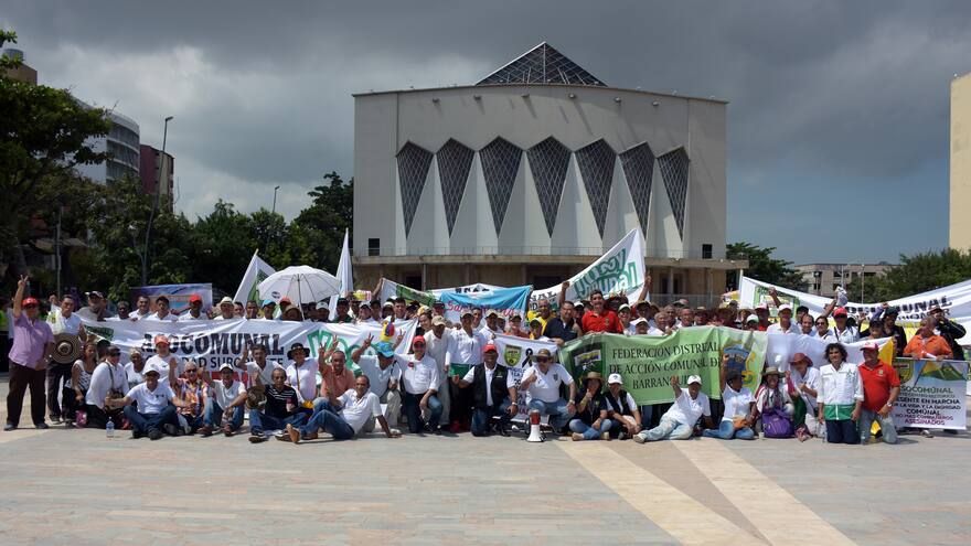 Líderes comunales se unieron a marcha por respeto a la vida