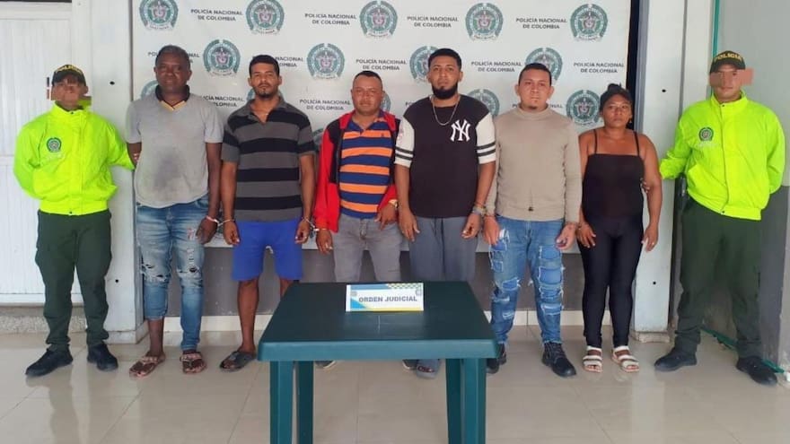 Encarcelan a seis miembros del Clan del Golfo que delinquían en Montes de Mar