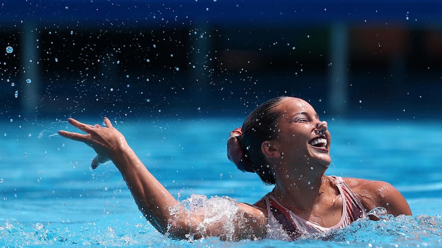 La colombiana Mónica Arango gana el oro en la natación artística