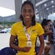 Julieth Caballero ganó oro con unos zapatos prestados