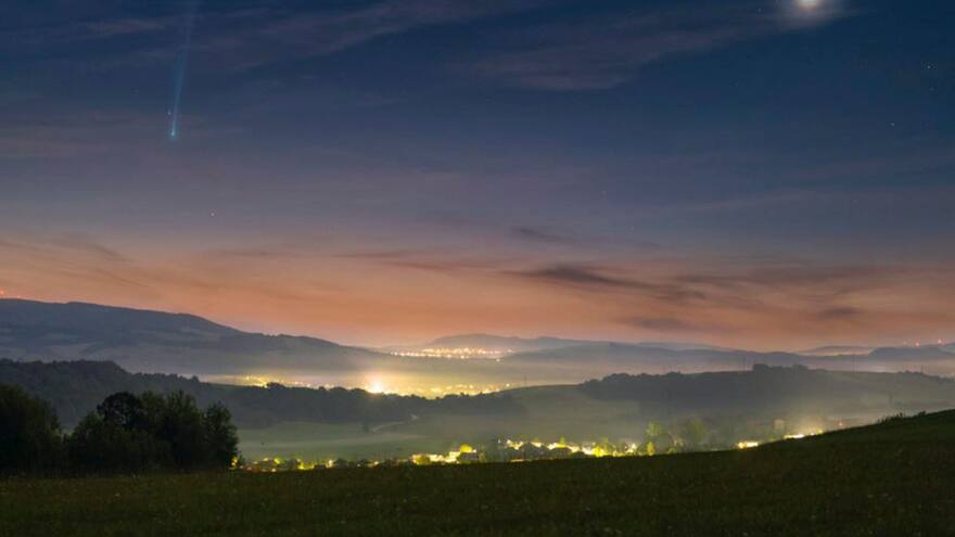 El domingo será el mejor día para ver el cometa Nishimura