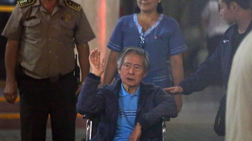 El expresidente peruano Alberto Fujimori fue operado para descartar un tumor en la lengua
