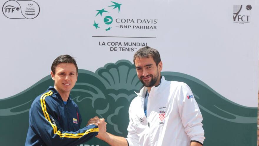 González se mide a Cilic en el debut de la Copa Davis