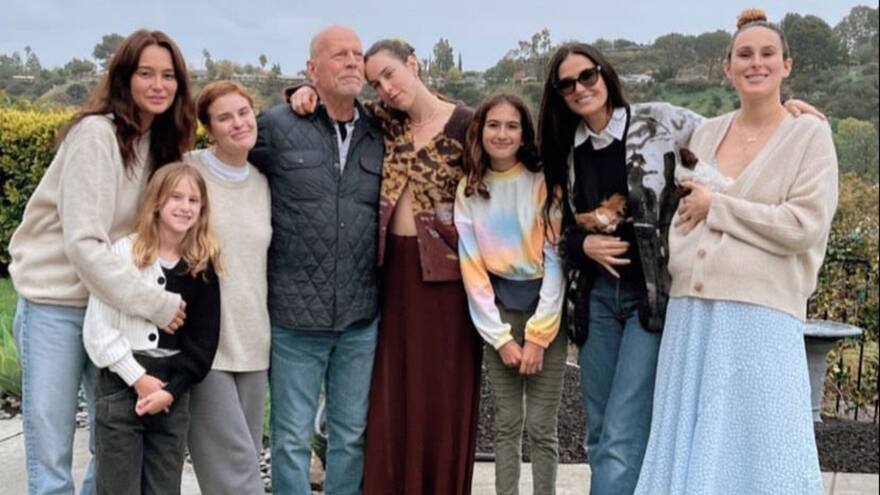 Bruce Willis celebró su cumpleaños tras ser diagnosticado con amnesia