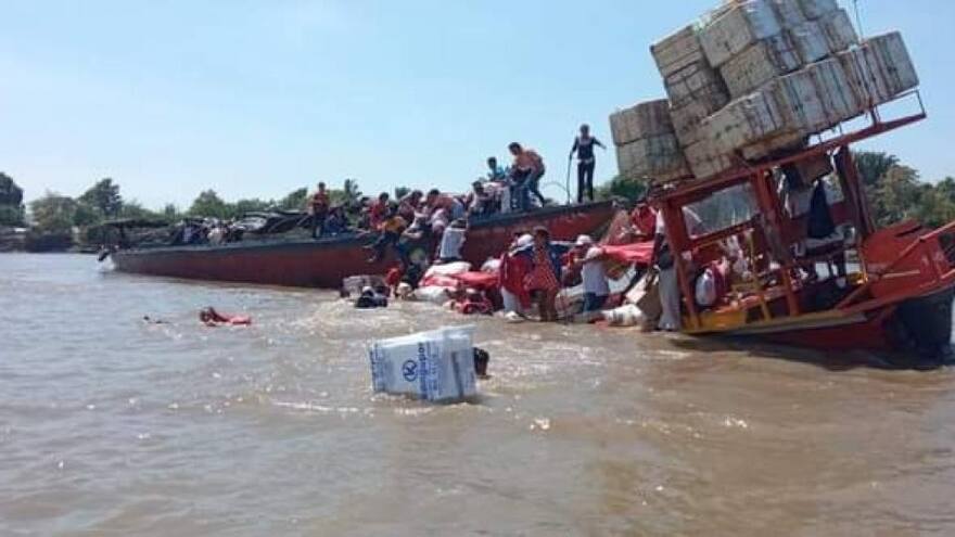 44 personas fueron rescatadas tras nuevo naufragio en Magangué