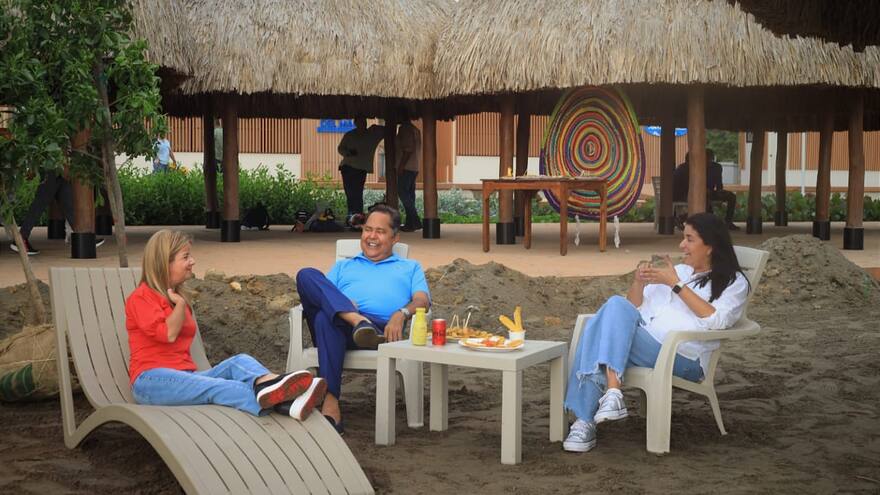 Elsa Noguera inaugura obras de ordenamiento de la playa Sabanilla, sector Country