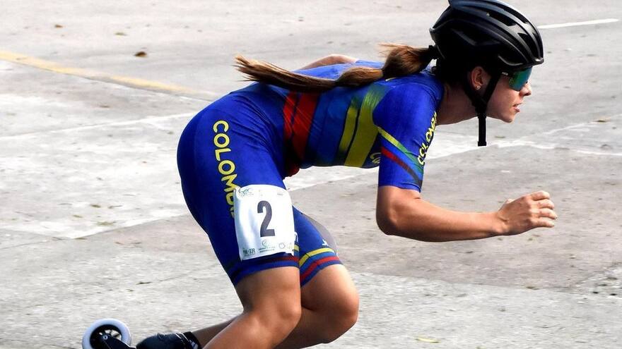 La barranquillera Kiara Vásquez se cuelga su tercera medalla en el Mundial de Patinaje